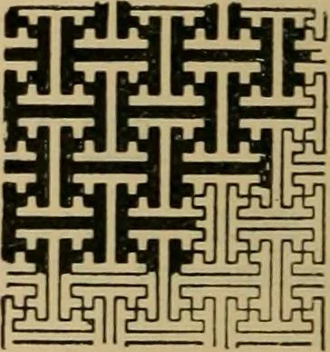 An illustration from Geometrical drawing and design, 1913, leaf 244