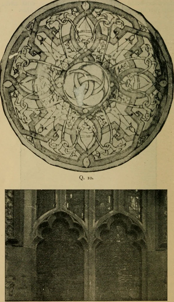 An illustration from Geometrical drawing and design, 1913, leaf 256