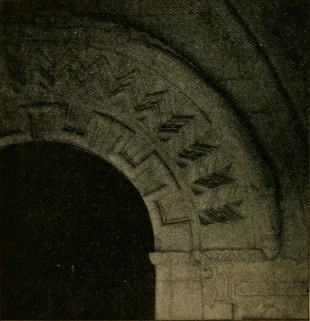 An illustration from Geometrical drawing and design, 1913, leaf 264