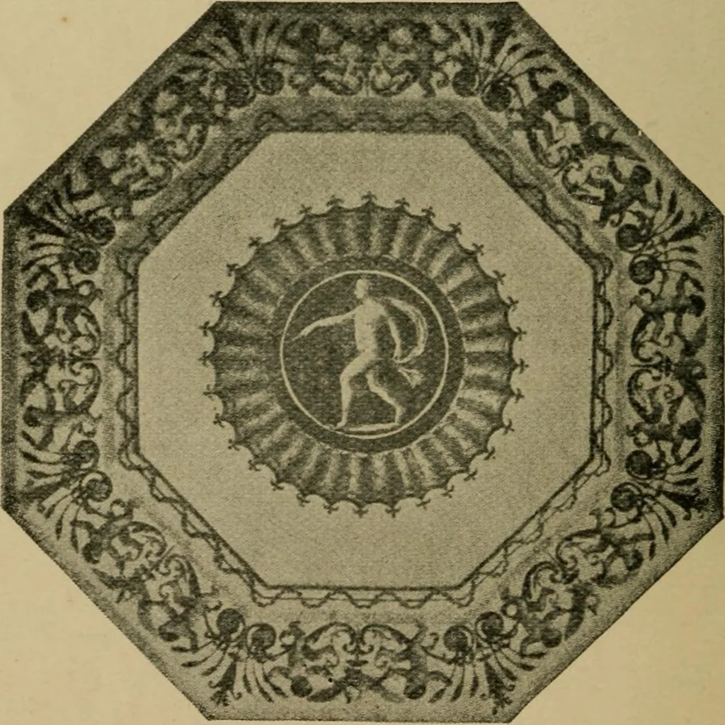 An illustration from Geometrical drawing and design, 1913, leaf 268