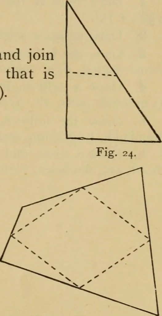 An illustration from Geometrical drawing and design, 1913, leaf 27