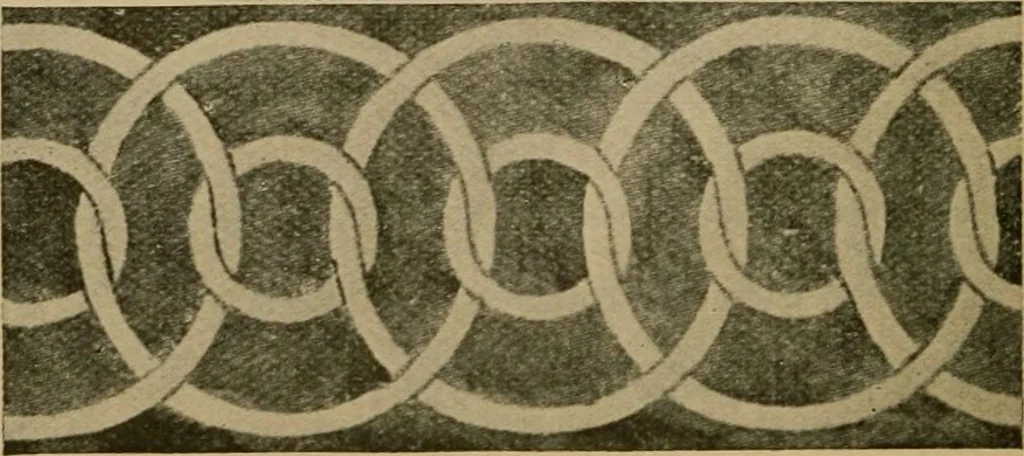 An illustration from Geometrical drawing and design, 1913, leaf 274