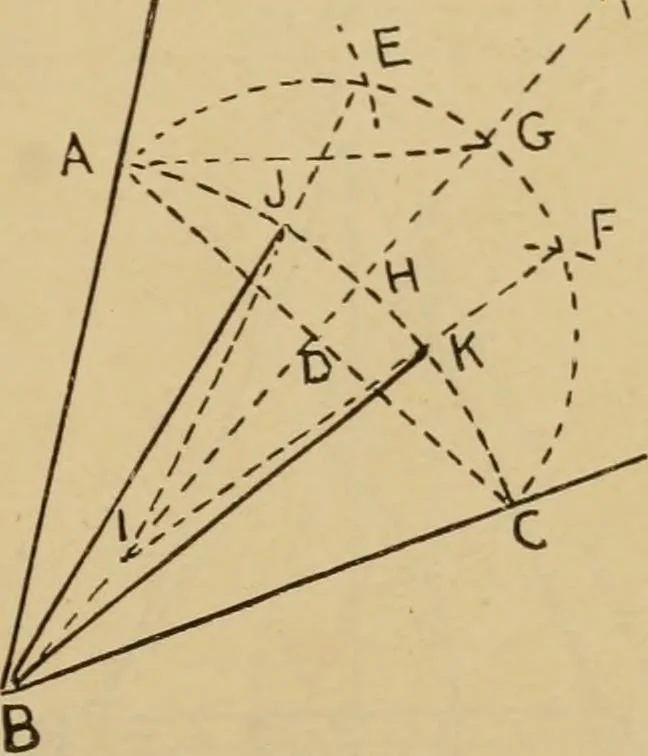 An illustration from Geometrical drawing and design, 1913, leaf 33