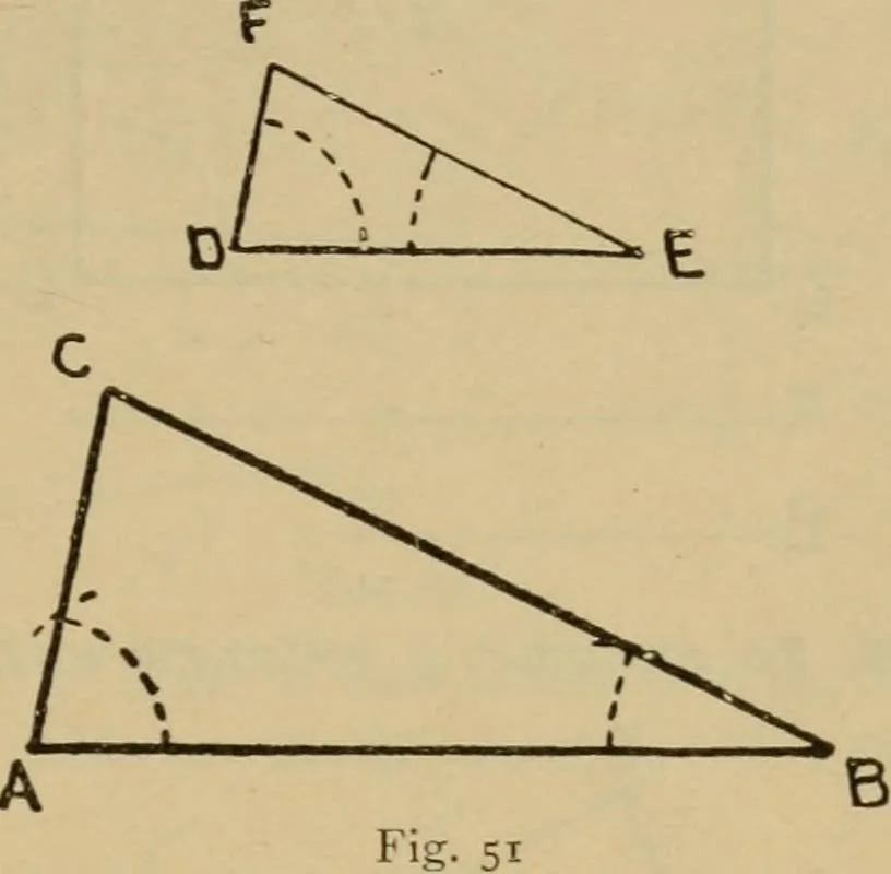 An illustration from Geometrical drawing and design, 1913, leaf 37