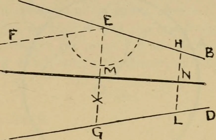 An illustration from Geometrical drawing and design, 1913, leaf 39