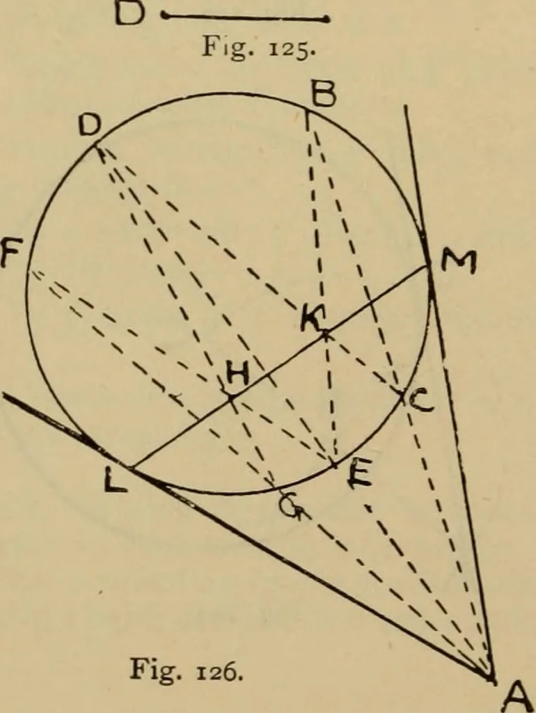 An illustration from Geometrical drawing and design, 1913, leaf 72