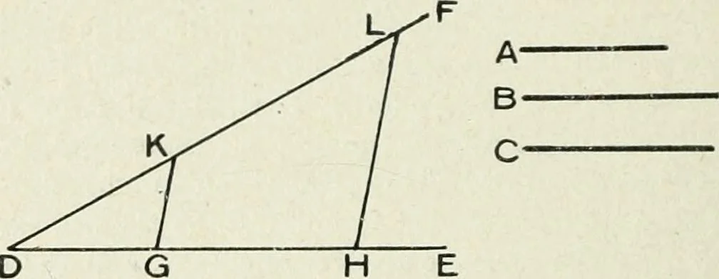 An illustration from Geometry for schools : theoretical, 1904, leaf 138