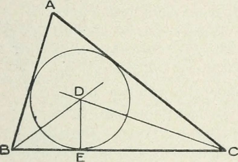 An illustration from Geometry for schools : theoretical, 1904, leaf 201