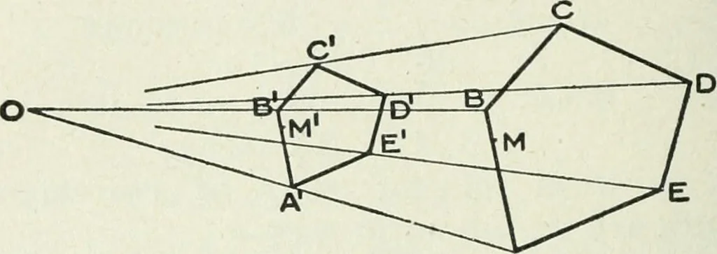 An illustration from Geometry for schools : theoretical, 1904, leaf 216