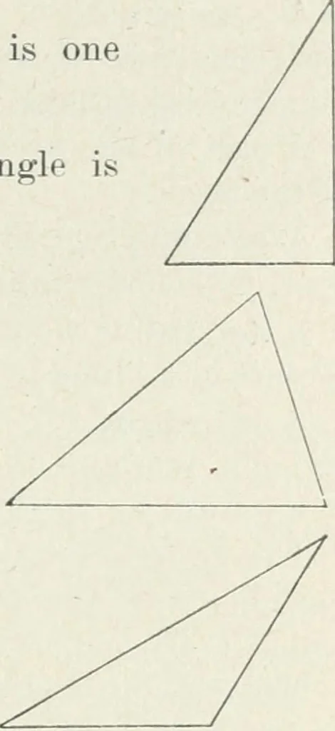 An illustration from Geometry for schools : theoretical, 1904, leaf 23