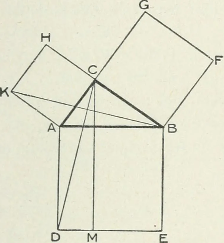 An illustration from Geometry for schools : theoretical, 1904, leaf 239