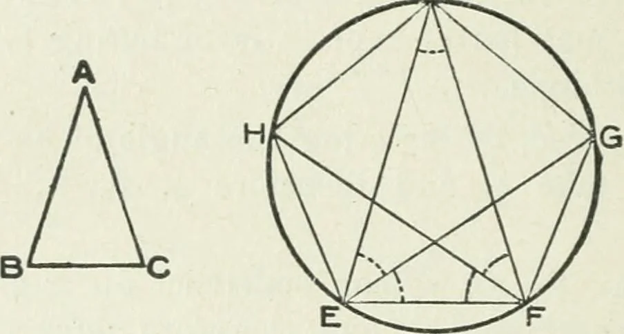 An illustration from Geometry for schools : theoretical, 1904, leaf 248