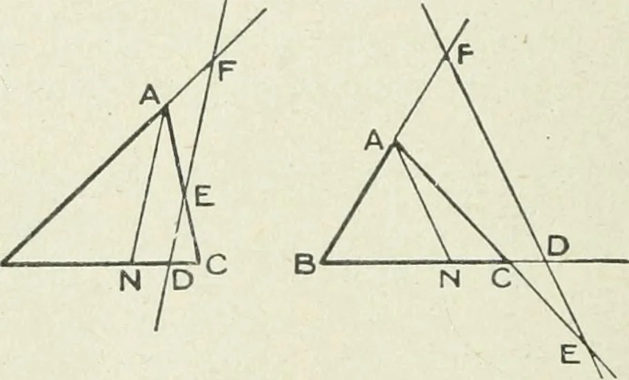 An illustration from Geometry for schools : theoretical, 1904, leaf 260
