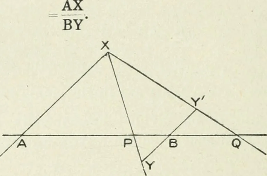 An illustration from Geometry for schools : theoretical, 1904, leaf 264