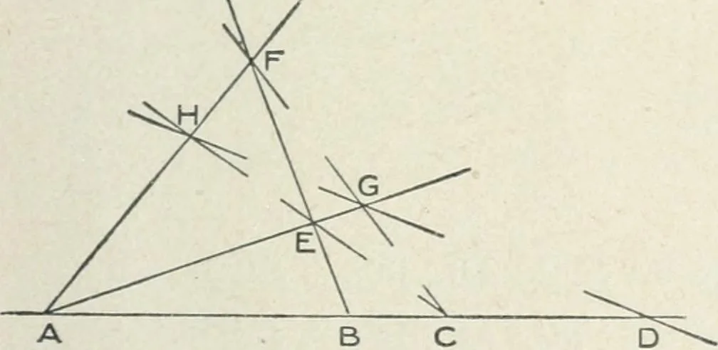 An illustration from Geometry for schools : theoretical, 1904, leaf 271