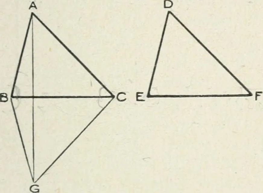 An illustration from Geometry for schools : theoretical, 1904, leaf 41