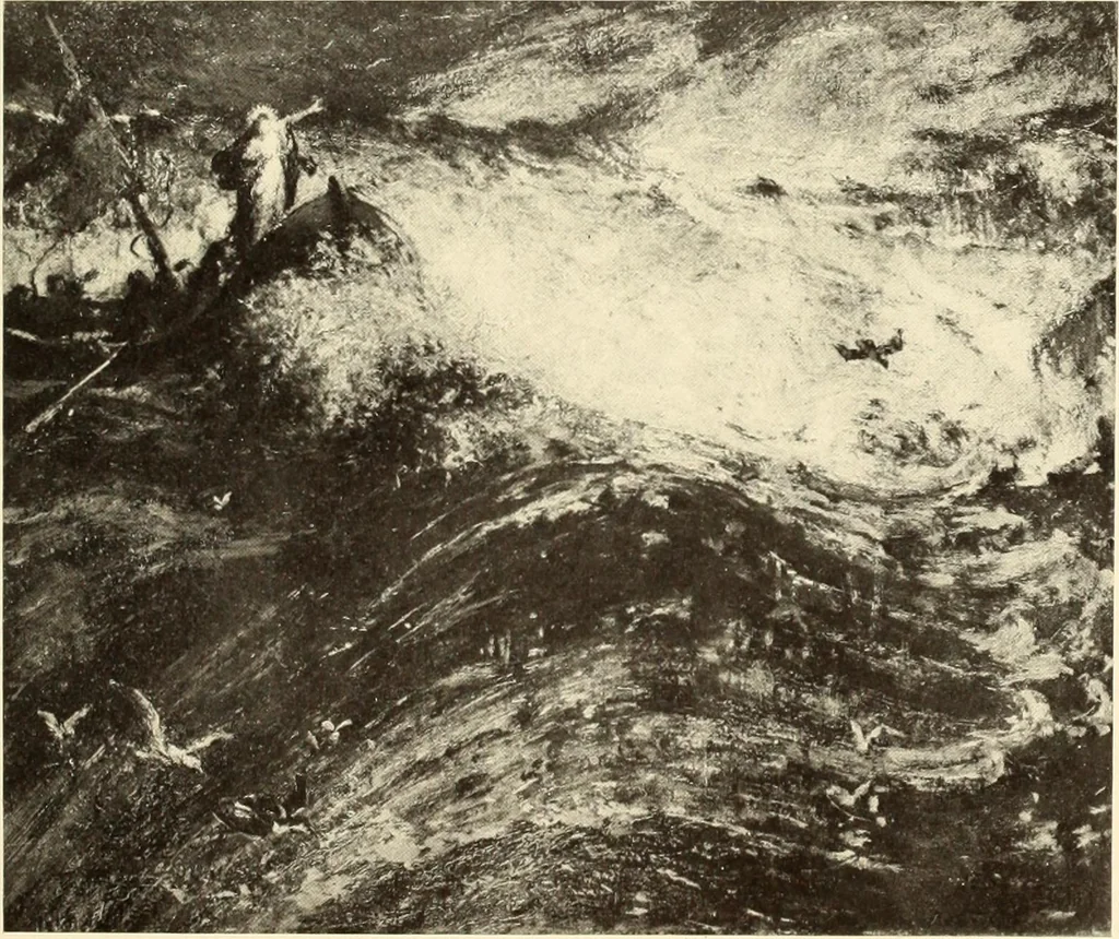 An illustration from George A. Hearn gift to the Metropolitan Museum of Art in the city of New York and Arthur Hoppock Hearn memorial fund, 1913, leaf 222