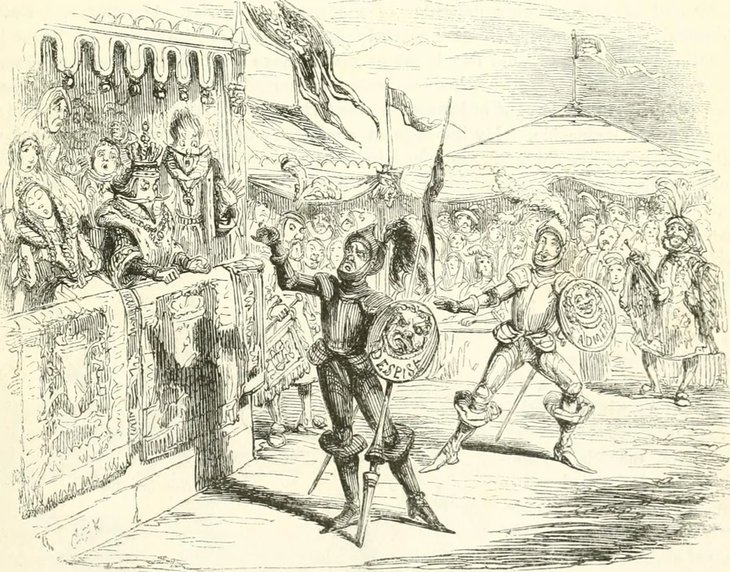 An illustration from George Cruikshank's Table-book, 1845, leaf 103