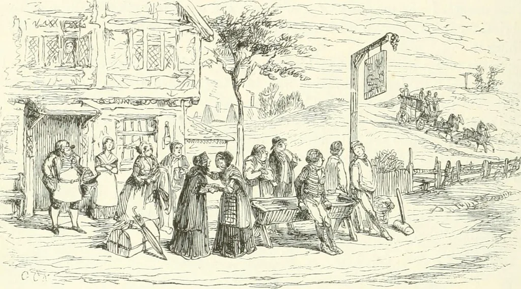 An illustration from George Cruikshank's Table-book, 1845, leaf 114