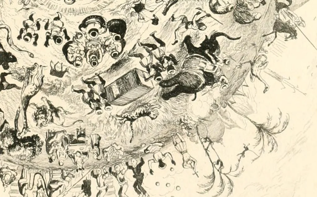 An illustration from George Cruikshank's Table-book, 1845, leaf 123