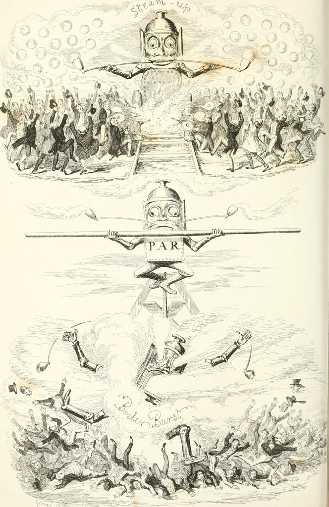 An illustration from George Cruikshank's Table-book, 1845, leaf 126