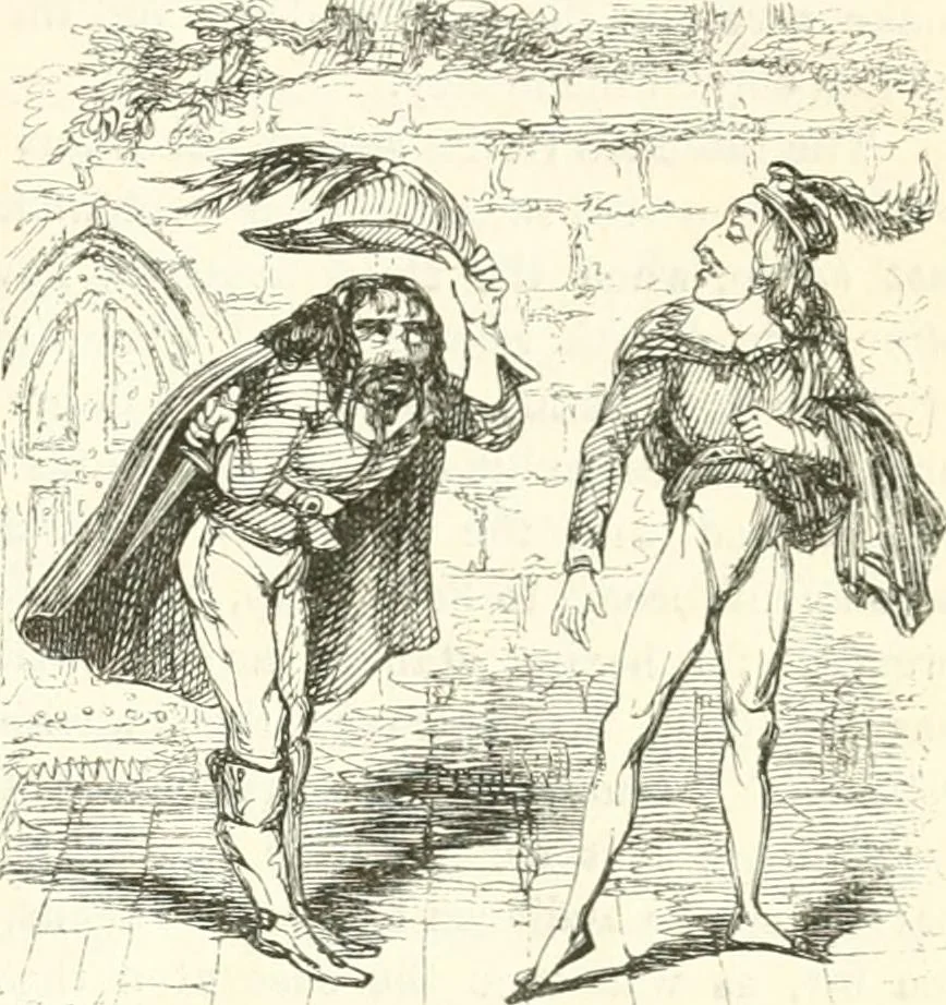 An illustration from George Cruikshank's Table-book, 1845, leaf 131