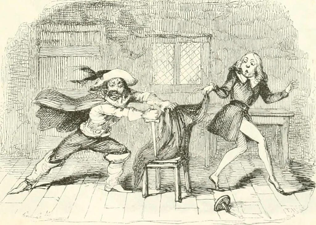 An illustration from George Cruikshank's Table-book, 1845, leaf 131