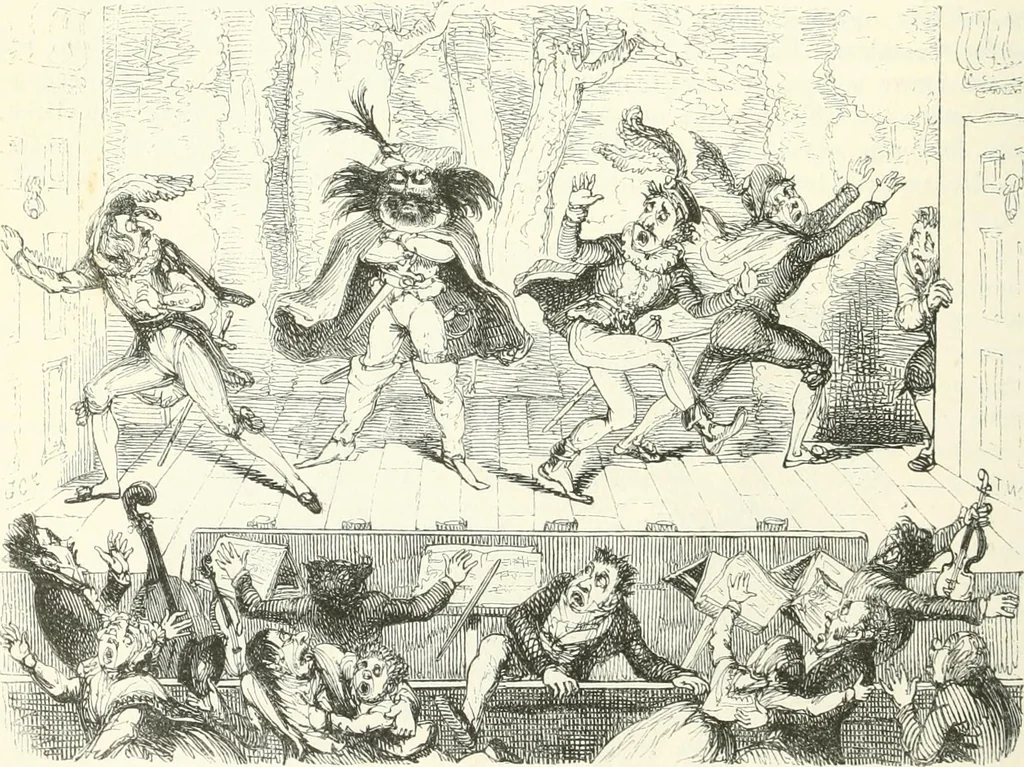 An illustration from George Cruikshank's Table-book, 1845, leaf 132