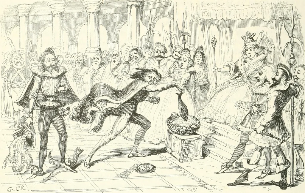 An illustration from George Cruikshank's Table-book, 1845, leaf 138