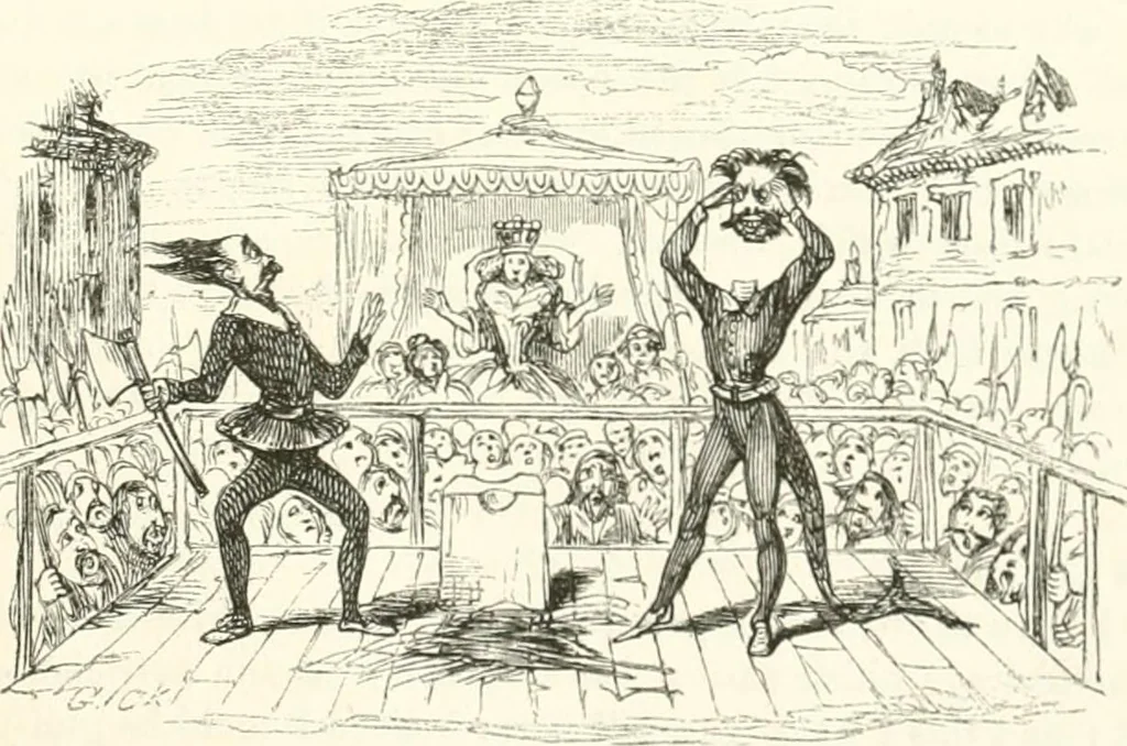 An illustration from George Cruikshank's Table-book, 1845, leaf 139