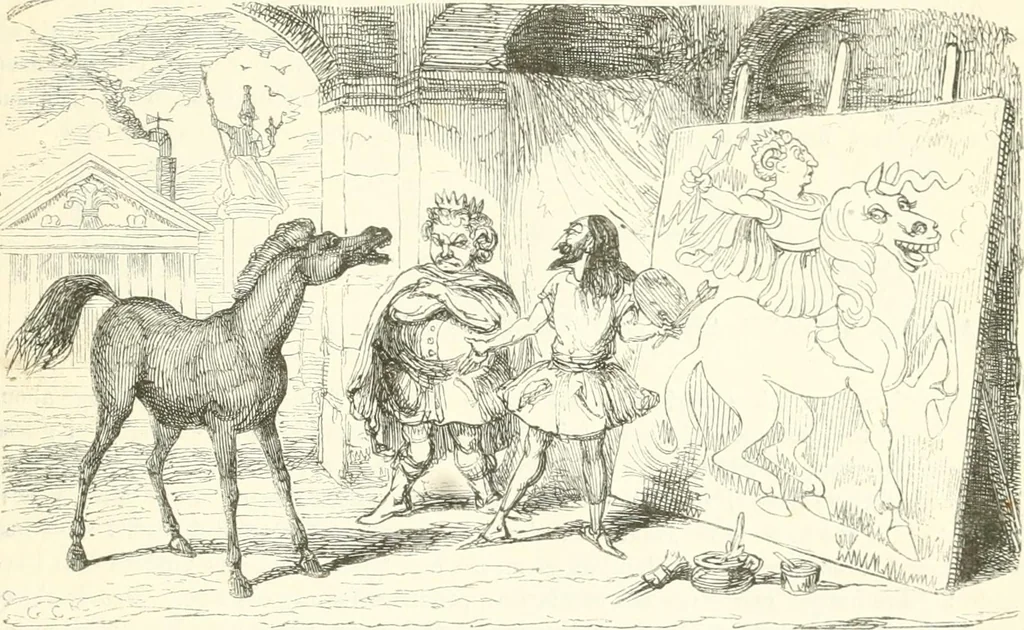 An illustration from George Cruikshank's Table-book, 1845, leaf 145