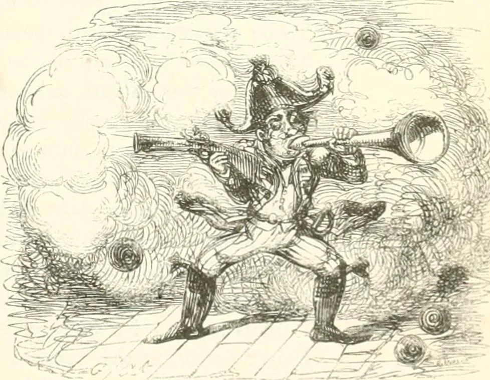 An illustration from George Cruikshank's Table-book, 1845, leaf 149