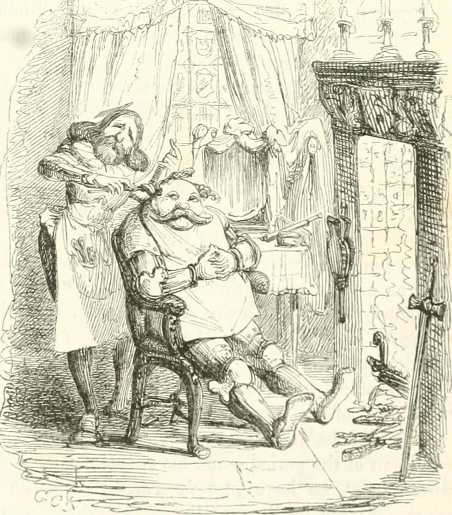 An illustration from George Cruikshank's Table-book, 1845, leaf 157