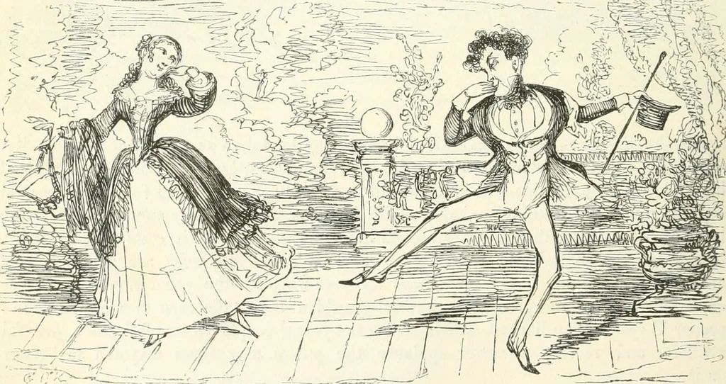 An illustration from George Cruikshank's Table-book, 1845, leaf 176