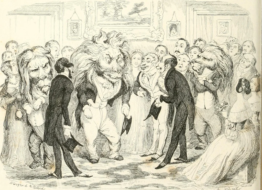 An illustration from George Cruikshank's Table-book, 1845, leaf 178