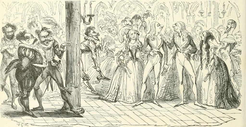 An illustration from George Cruikshank's Table-book, 1845, leaf 182