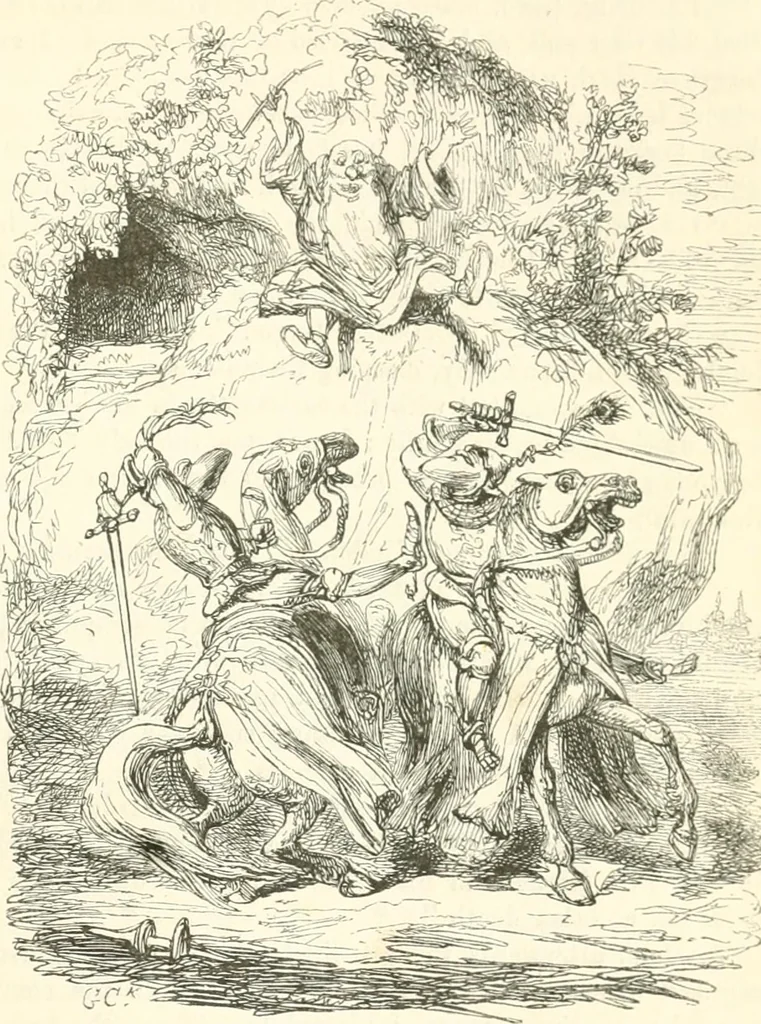 An illustration from George Cruikshank's Table-book, 1845, leaf 187