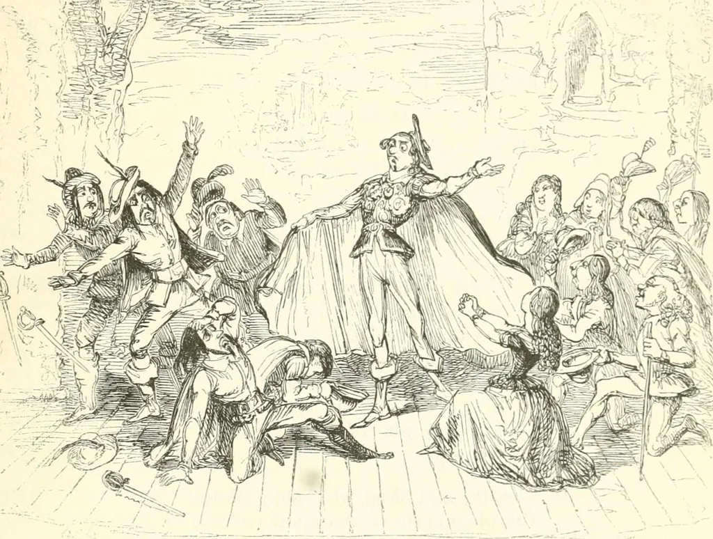 An illustration from George Cruikshank's Table-book, 1845, leaf 197