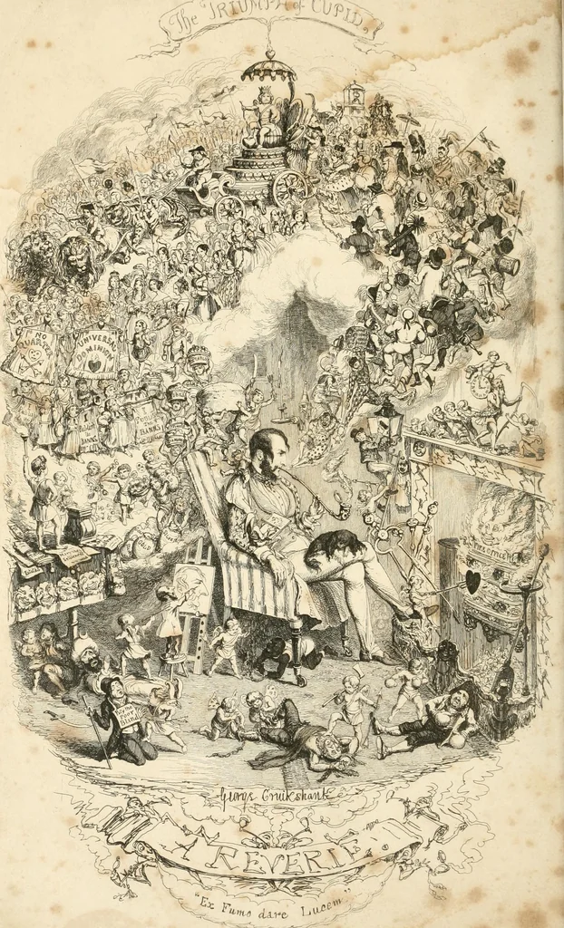 An illustration from George Cruikshank's Table-book, 1845, leaf 20