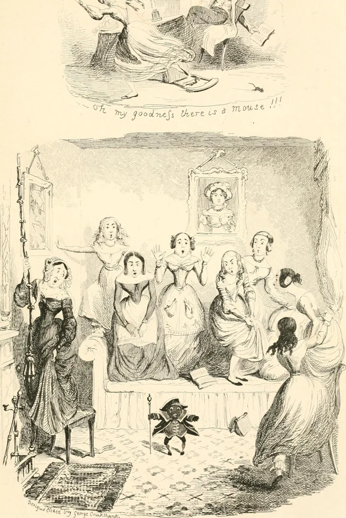 An illustration from George Cruikshank's Table-book, 1845, leaf 203