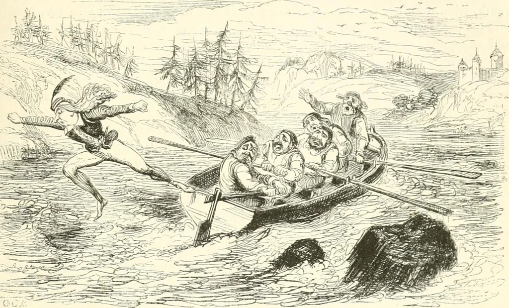 An illustration from George Cruikshank's Table-book, 1845, leaf 209