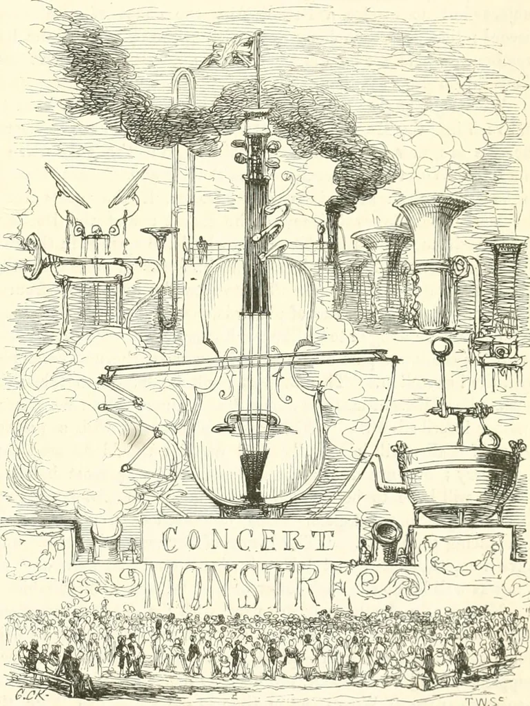 An illustration from George Cruikshank's Table-book, 1845, leaf 219