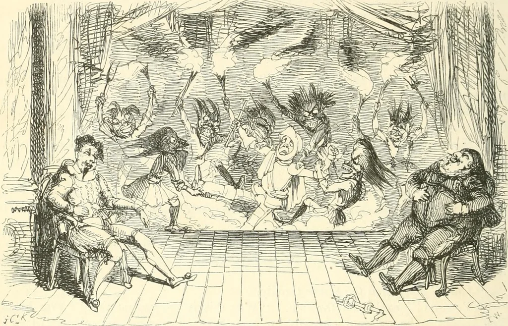 An illustration from George Cruikshank's Table-book, 1845, leaf 228