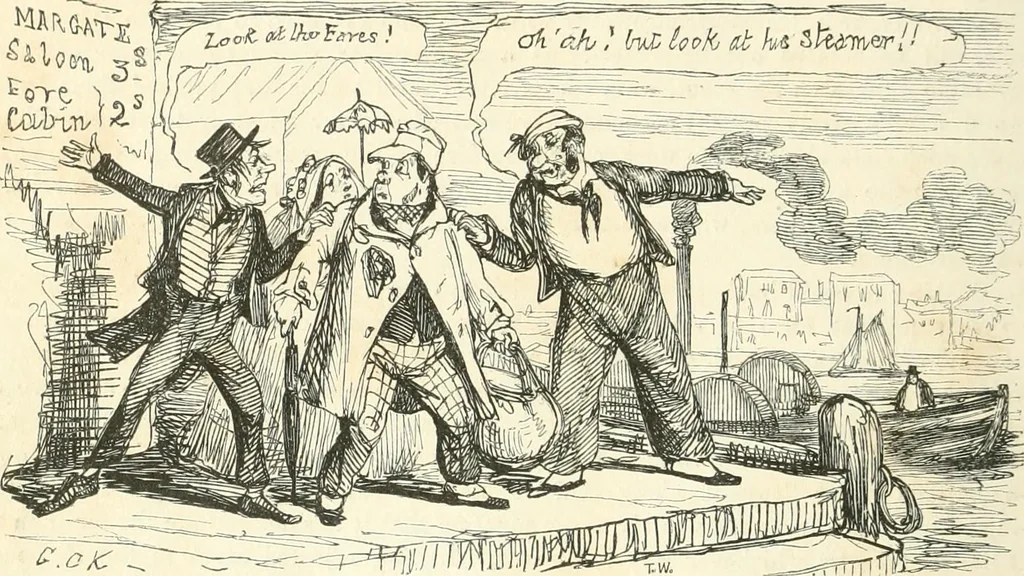An illustration from George Cruikshank's Table-book, 1845, leaf 232