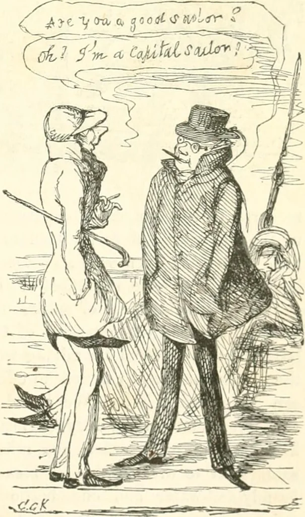 An illustration from George Cruikshank's Table-book, 1845, leaf 233