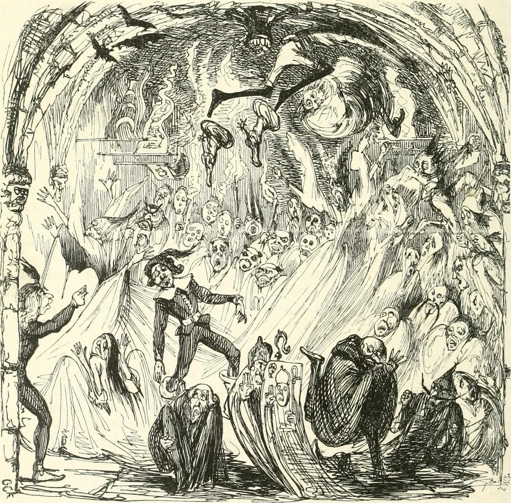 An illustration from George Cruikshank's Table-book, 1845, leaf 238