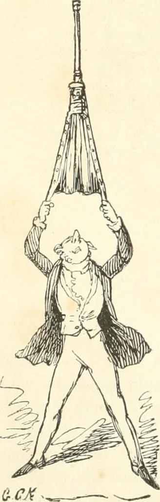 An illustration from George Cruikshank's Table-book, 1845, leaf 24