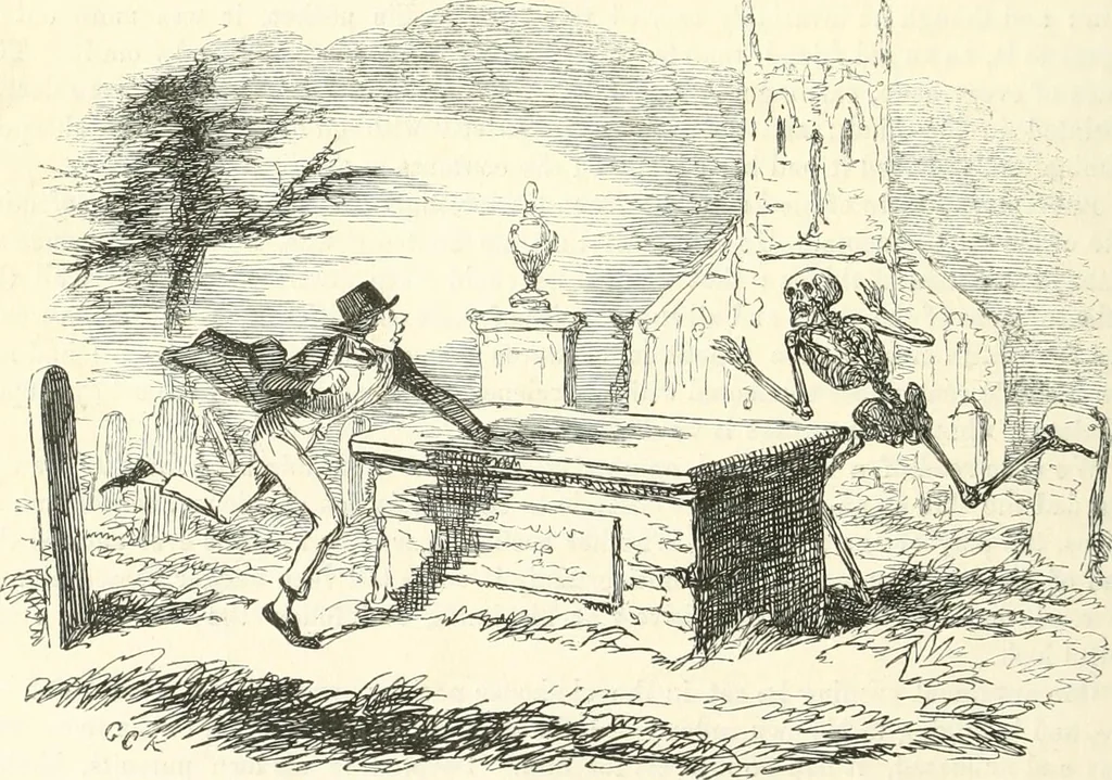 An illustration from George Cruikshank's Table-book, 1845, leaf 244