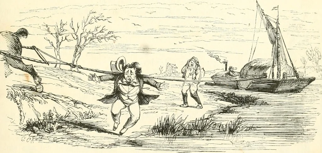 An illustration from George Cruikshank's Table-book, 1845, leaf 25