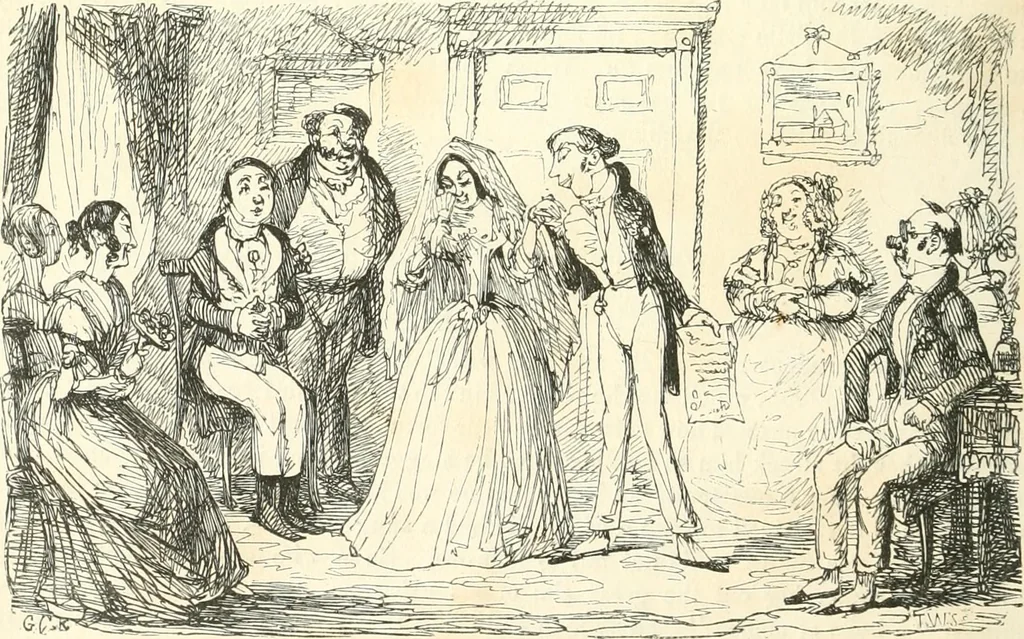 An illustration from George Cruikshank's Table-book, 1845, leaf 260